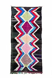 Marokkanischer Berber Teppich Boucherouite 150 x 315 cm