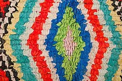 Marokkanischer Berber Teppich Boucherouite 285 x 135 cm