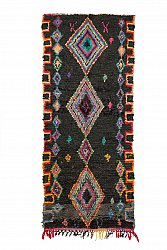 Marokkanischer Berber Teppich Boucherouite 285 x 120 cm