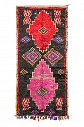 Marokkanischer Berber Teppich Boucherouite 315 x 145 cm