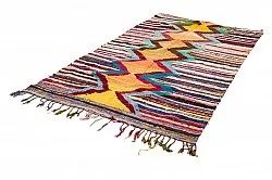 Marokkanischer Berber Teppich Boucherouite 150 x 285 cm
