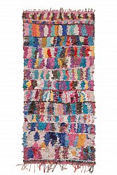 Marokkanischer Berber Teppich Boucherouite 275 x 120 cm