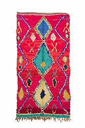 Marokkanischer Berber Teppich Boucherouite 240 x 120 cm