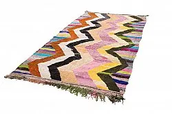 Marokkanischer Berber Teppich Boucherouite 145 x 290 cm