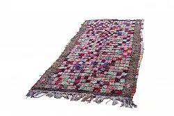 Marokkanische Berber Teppich Boucherouite 285 x 125 cm