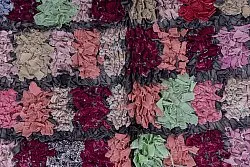 Marokkanische Berber Teppich Boucherouite 285 x 125 cm