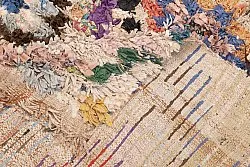 Marokkanische Berber Teppich Boucherouite 230 x 125 cm