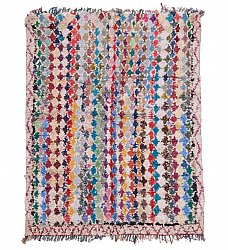 Marokkanischer Berber Teppich Boucherouite 205 x 155 cm