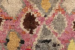 Marokkanische Berber Teppich Boucherouite 255 x 100 cm