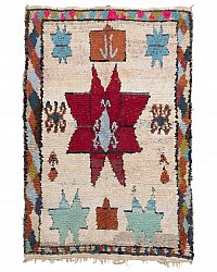 Marokkanische Berber Teppich Boucherouite 190 x 125 cm