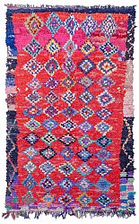Marokkanischer Berber Teppich Boucherouite 245 x 150 cm