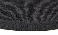 Rund Teppich (sisal) - Agave (schwarz)