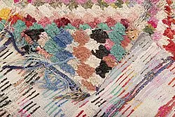 Marokkanischer Berber Teppich Boucherouite 245 x 140 cm