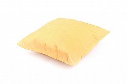 Seidensamt-Kissen (gelb) (kissenbezug) 45 x 45 cm