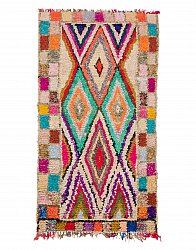 Marokkanischer Berber Teppich Boucherouite 230 x 110 cm