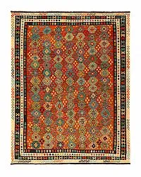Orientalischer Kelim-Teppich 384 x 301 cm