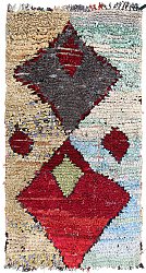 Marokkanischer Berber Teppich Boucherouite 230 x 105 cm