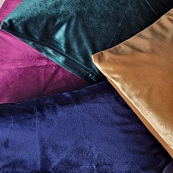 Kissenbezug - Samtkissen Marlyn (türkis)