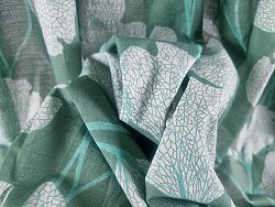 Vorhänge - Baumwollvorhang Abril (dunkelgrün)