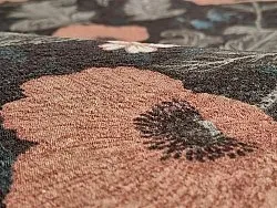 Rund Teppich - Poppy (schwarz)