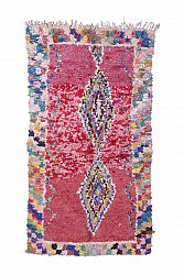 Marokkanische Berber Teppich Boucherouite 255 x 135 cm
