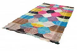 Marokkanischer Berber Teppich Boucherouite 150 x 285 cm