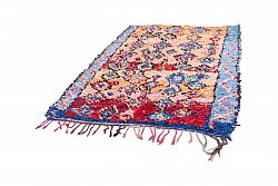 Marokkanische Berber Teppich Boucherouite 260 x 115 cm