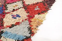 Marokkanischer Berber Teppich Boucherouite 210 x 95 cm