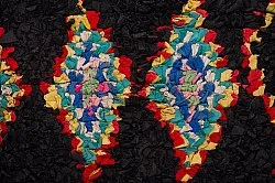 Marokkanischer Berber Teppich Boucherouite 130 x 270 cm