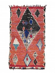Marokkanischer Berber Teppich Boucherouite 220 x 120 cm