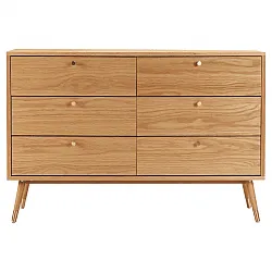 Kommode - Prime - 6 lådor (eiche)