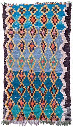 Marokkanischer Berber Teppich Boucherouite 190 x 100 cm