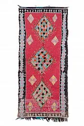 Marokkanischer Berber Teppich Boucherouite 325 x 145 cm