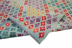 Orientalischer Teppich - Vegi Kelim Hand Woven - 211 x 288 cm