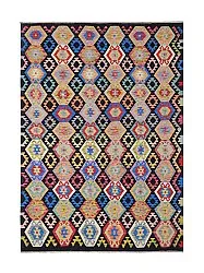 Orientalischer Teppich - Vegi Kelim Hand Woven - 204 x 294 cm