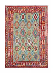Orientalischer Teppich - Vegi Kelim Hand Woven - 199 x 295 cm