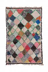 Marokkanische Berber Teppich Boucherouite 230 x 145 cm