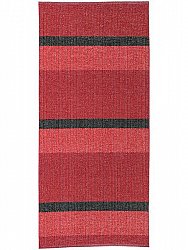 Kunststoffteppiche - Der Horred-Teppich Block metallic (rot)