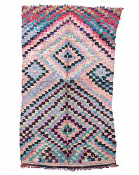 Marokkanischer Berber Teppich Boucherouite 240 x 140 cm
