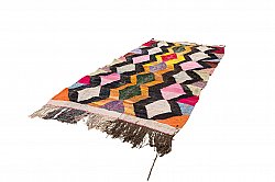 Marokkanischer Berber Teppich Boucherouite 150 x 305 cm
