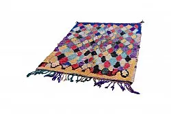 Marokkanische Berber Teppich Boucherouite 185 x 135 cm