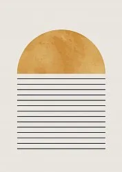 Wilton-Teppich - Quintin (beige/schwarz/orange)