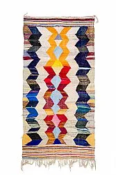 Marokkanischer Berber Teppich Boucherouite 155 x 325 cm