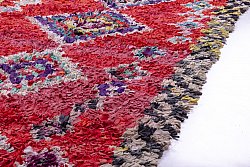 Marokkanischer Berber Teppich Boucherouite 220 x 125 cm