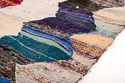 Marokkanischer Berber Teppich Boucherouite 155 x 325 cm