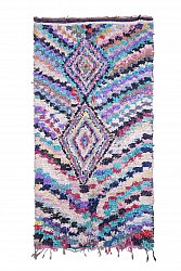 Marokkanische Berber Teppich Boucherouite 285 x 150 cm