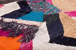 Marokkanischer Berber Teppich Boucherouite 120 x 265 cm