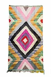 Marokkanischer Berber Teppich Boucherouite 155 x 285 cm