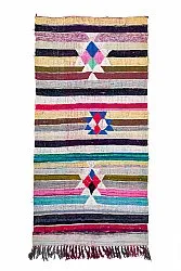 Marokkanischer Berber Teppich Boucherouite 145 x 295 cm
