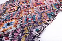 Marokkanischer Berber Teppich Boucherouite 275 x 120 cm